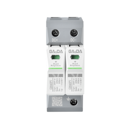 Descarcator supratensiune SPD, tip T2, 40kA, 1000V DC, GA&DA G2040PV [3]