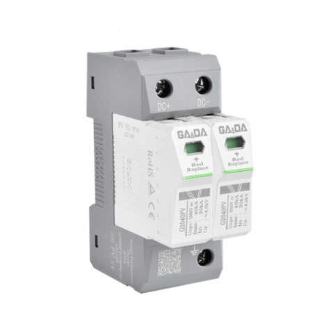 Descarcator supratensiune SPD, tip T2, 40kA, 1000V DC, GA&DA G2040PV [2]