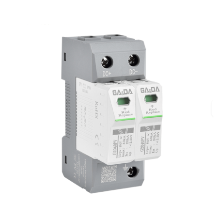 Echipamente electrice - Descarcator supratensiune SPD, tip T2, 40kA, 600V DC, GA&DA G2040PV