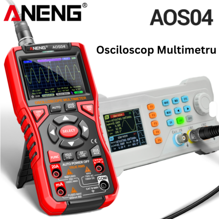 Osciloscop portabil cu multimetru digital, 10MHz, 50MS/s, Aneng AOS04 [2]