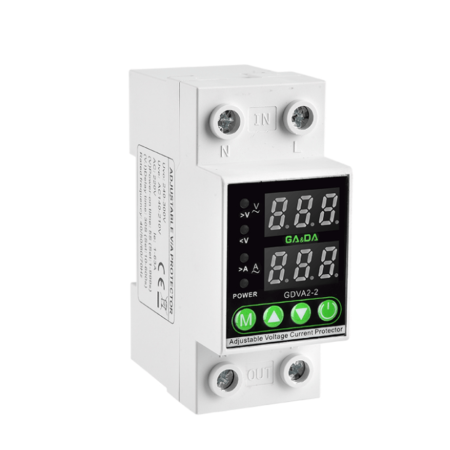 Releu de protectie monofazat, 40A, 2P, GA&DA GDVA2-2 [2]