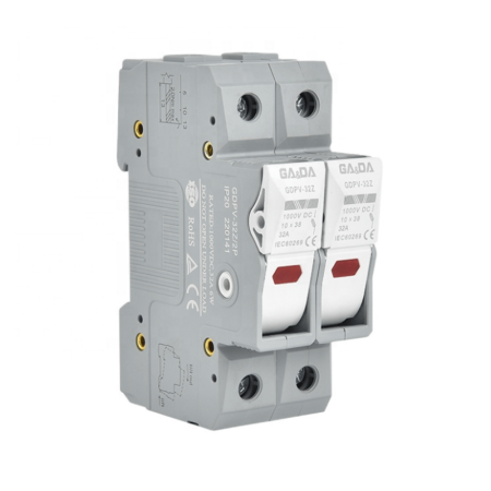 Separator cu fuzibil, 32A, 10x38mm, 1000V DC, GA&DA GDPV-32Z