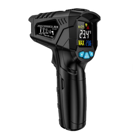 Verificare si diagnoza - Termometru digital cu infrarosu IR01B, -50°C~550°C, indicator LED