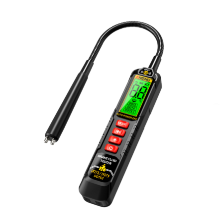 Verificare si diagnoza - Tester lichid frana ANENG BF01, detector umiditate DOT3 DOT4 DOT5.1, alarma sonora si LED, verificare rapida lichid frana