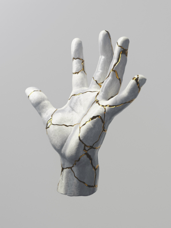 Boluri kintsugi - Bol kintsugi cu argint — Tomas, Cracovia (în atelier, gata 15 august)