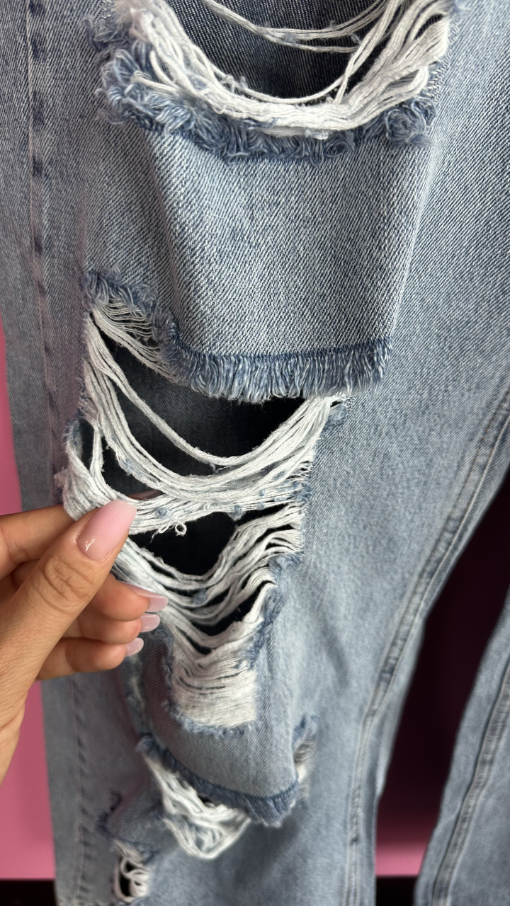 BLUGI OVERSIZE RUPȚI CU CUREA NEAGRĂ ȘI LANȚ ALESSI [4]