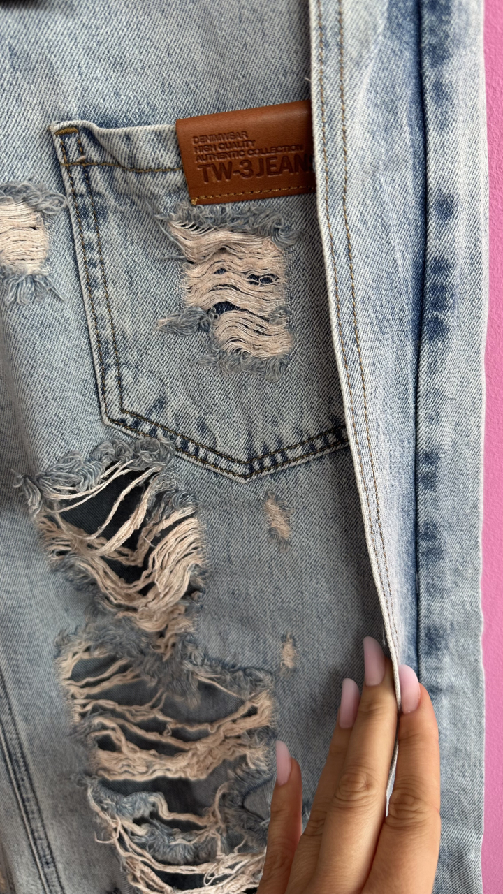 BLUGI OVERSIZED RUPȚI CU EFECT VINTAGE ALESSI [6]