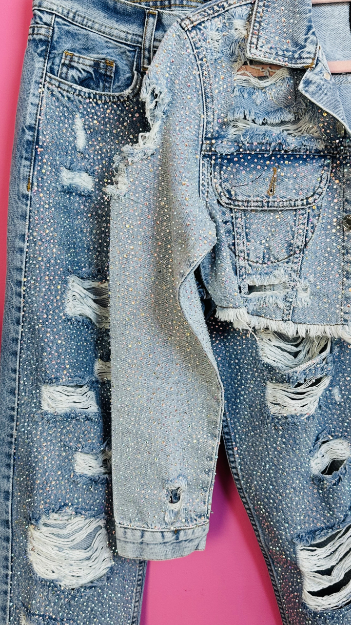 "Diamond Dust" – Setul Denim Care Strălucește ca Tine ALESSI [1]