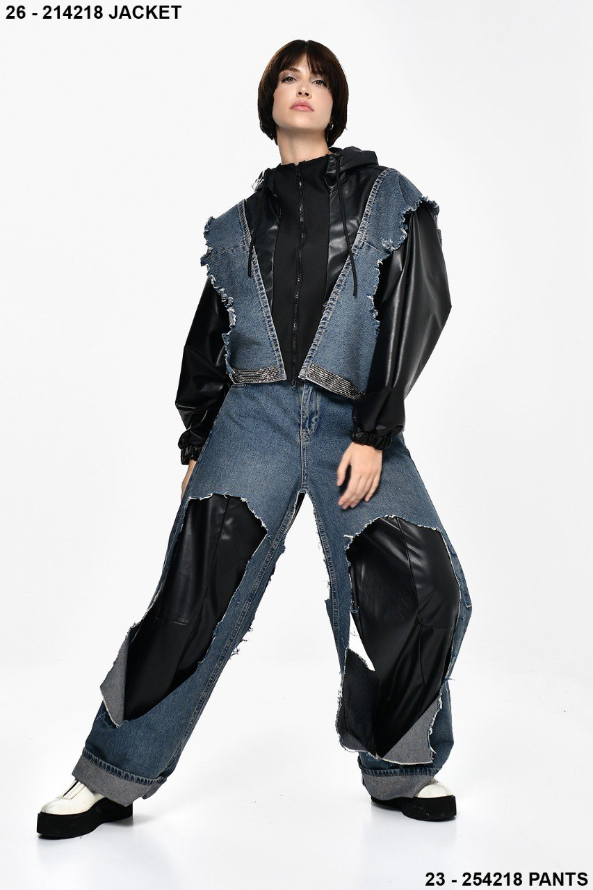 "Mira" Jachetă și Pantaloni Cu Tăieturi Fashion & Edge Urban [1]