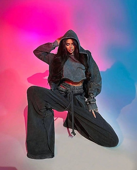 Trening Gros 3 Piese Oversize cu Talie Accentuată ALESSI [5]