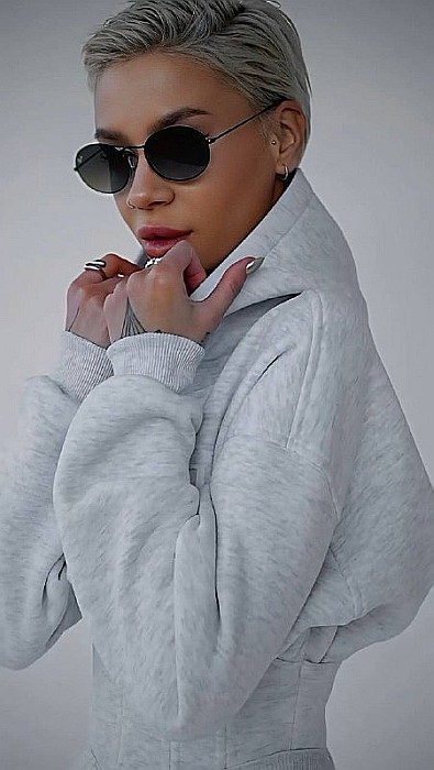 Trening Gros Oversize cu Corset și Glugă ALESSI [2]