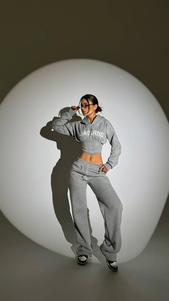 Trening Gros Oversize cu Corset și Glugă ALESSI [10]