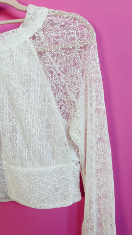 "Lace Me Up" – Bluza Transparentă Elegantă ALESSI [2]