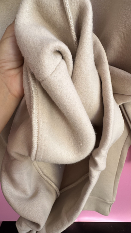 TRENING GROS OVERSIZE CU BLĂNIȚĂ ȘI GLUGĂ ALESSI [6]