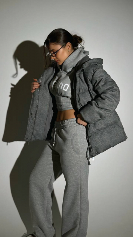 Trening Gros Oversize cu Corset și Glugă ALESSI [8]