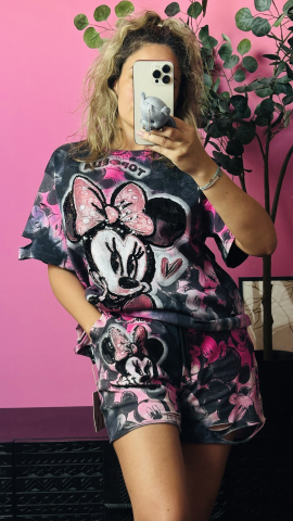 Tricouri, Topuri & Camasi - Trening Oversized „Minnie” ALESSI