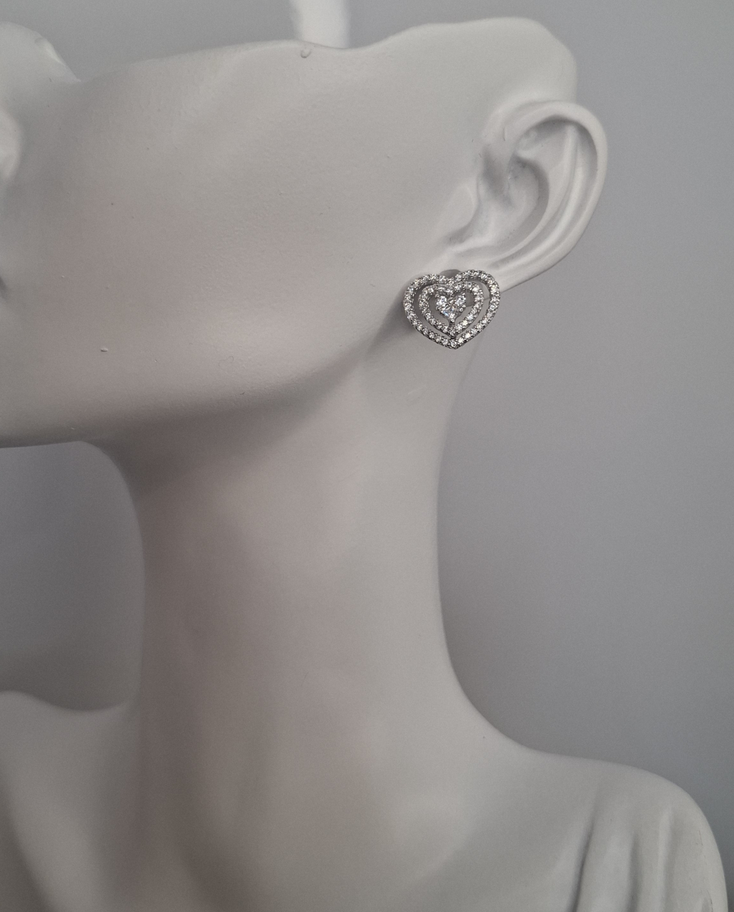 Cercei inimioare silver [2]