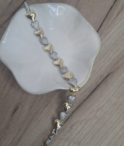 Produse - Bratara dama Golden Hearts