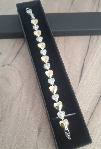 Bratara dama Golden Hearts [2]