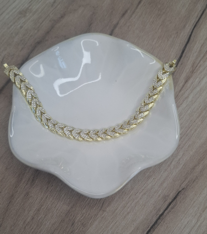 Produse - Bratara dama in forma de spic cu zirconiu
