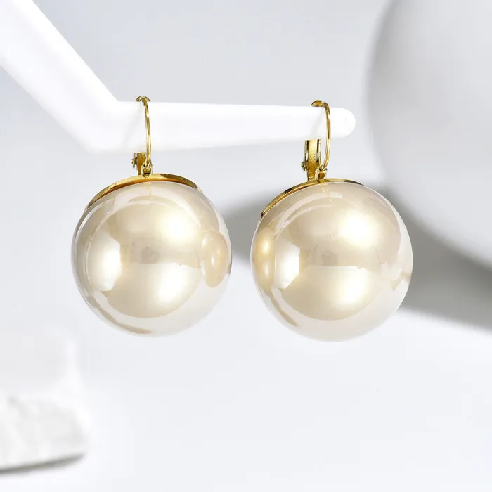 Cercei dama - Cercei dama perle gold