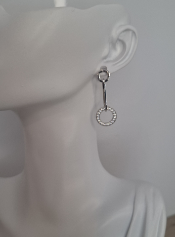 Cercei Infinity circle silver [1]