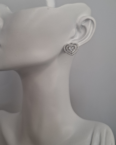 Cercei inimioare silver [1]