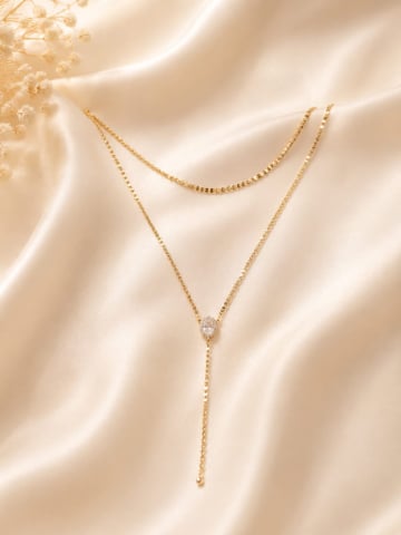 Coliere dama - Colier dama Delicate Shine in forma de Y