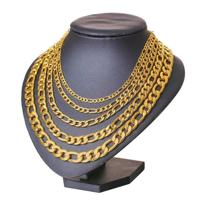 Lant barbati - Lanta barbati inox gold 6 mm
