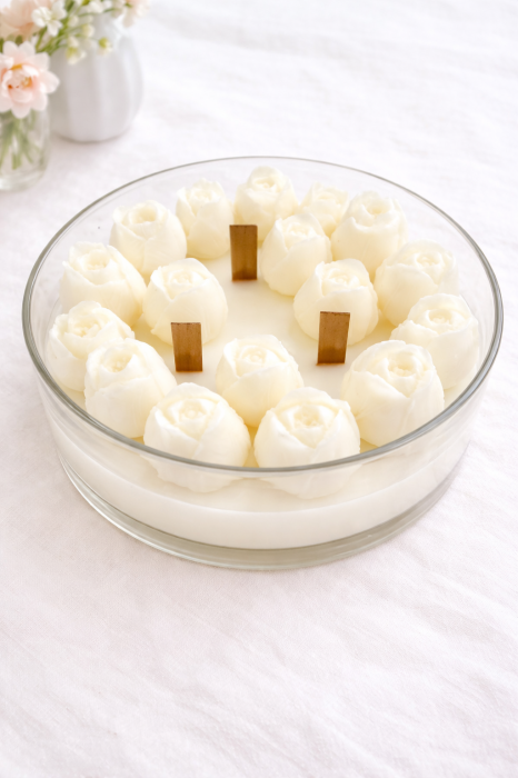 Aranjament floral din ceară naturală – aroma lalele proaspăt tăiate [3]