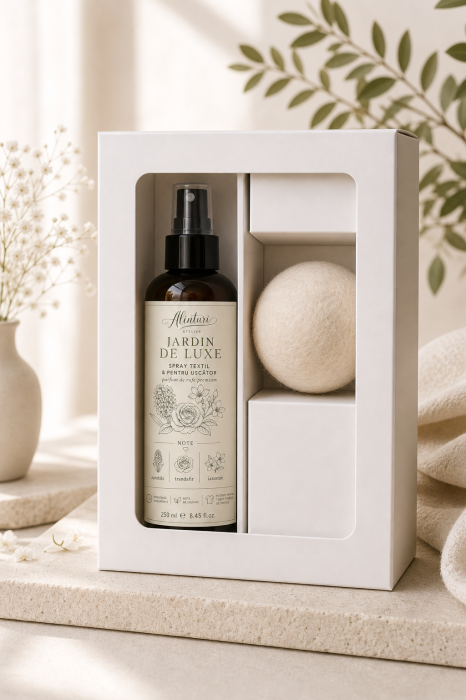 Jardin de Luxe – Spray textil premium & ritual parfumat pentru uscător [3]