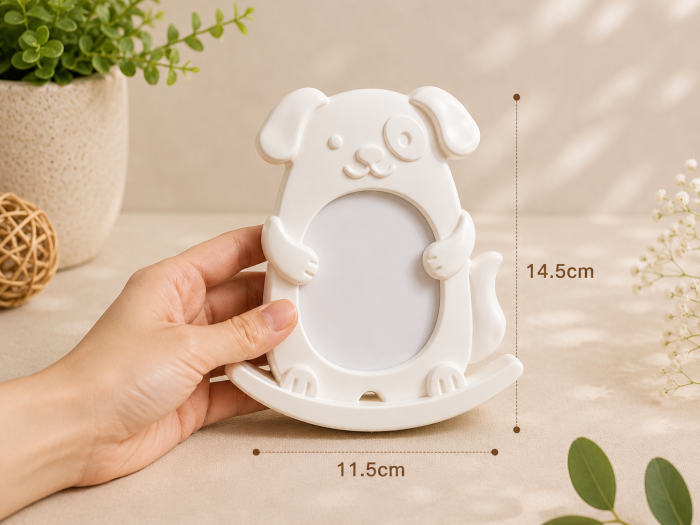 Kit Creativ – 3 Rame Foto Ceramice cu Animăluțe pentru Pictat [3]