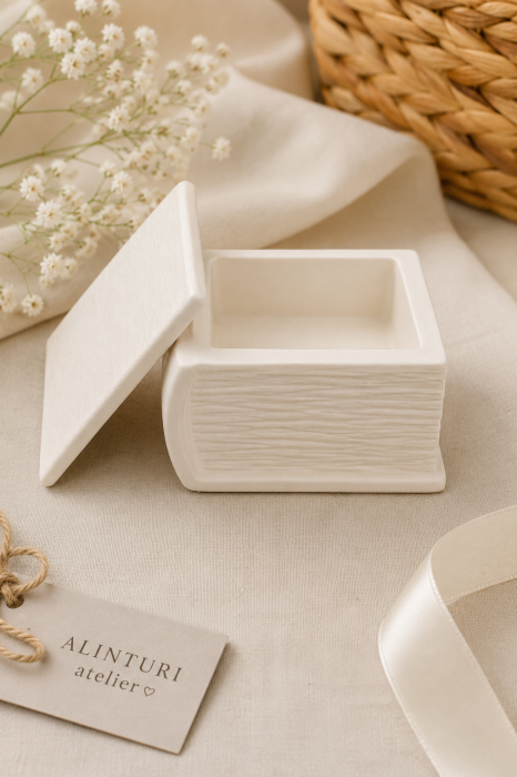 Kit Creativ – Cutie Ceramică în Formă de Carte pentru Pictat [2]