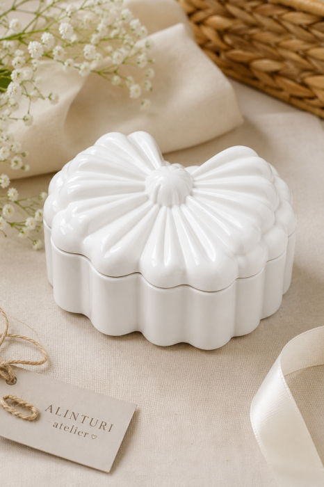 Kit Creativ – Cutiuță Ceramică Fundiță pentru Pictat [3]