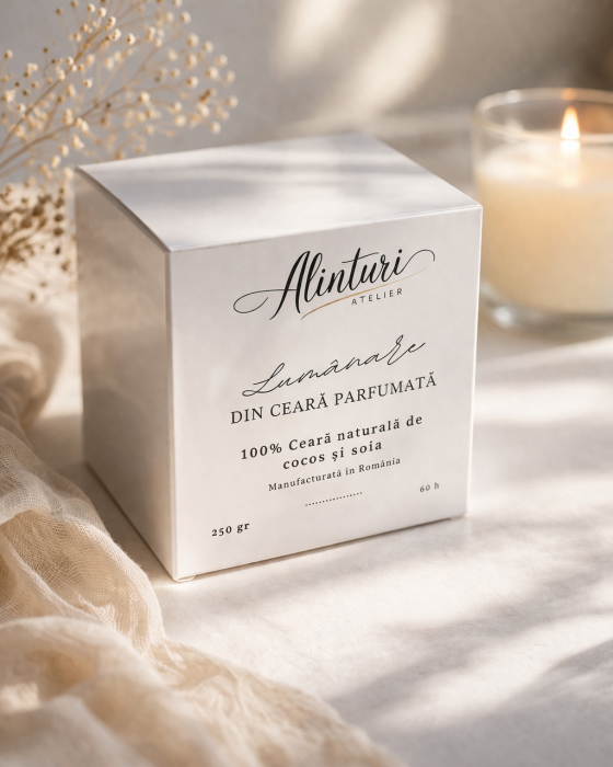 Lumânare parfumată din ceară naturală de cocos și soia Trandafiri si fructe de padure [3]