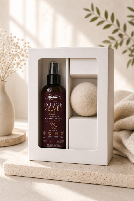 Rouge Velvet – Spray textil premium & ritual parfumat pentru uscător [2]