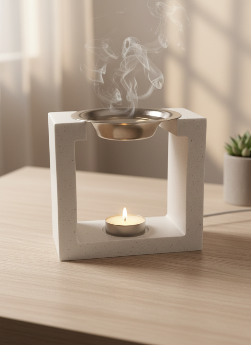 Topitor de Ceară Minimalist – Jasmonite & Oțel Inoxidabil [3]