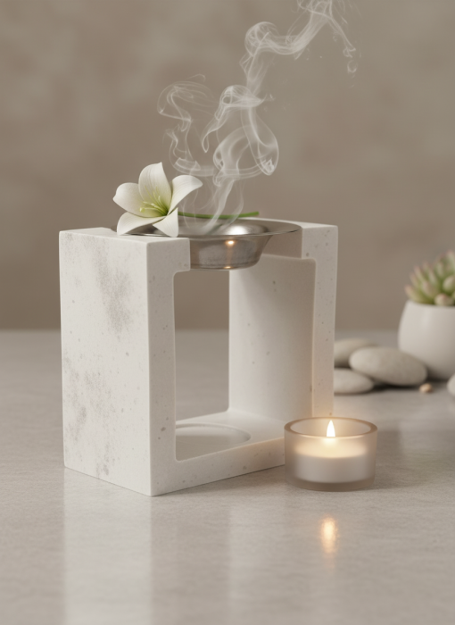 Topitor de Ceară Minimalist – Jasmonite & Oțel Inoxidabil [2]