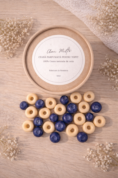 Wax melts Cereale vanilate cu afine  – ceară parfumată din soia pentru aromatizator [4]