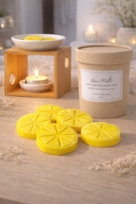 Wax melts Lămâie și lavandă – ceară parfumată din soia pentru aromatizator [3]