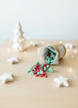 Bucățele de ceară parfumată ( wax melts) - Bucățele de ceară parfumată- Merișoare, portocală, scorțișoară- 100 gr