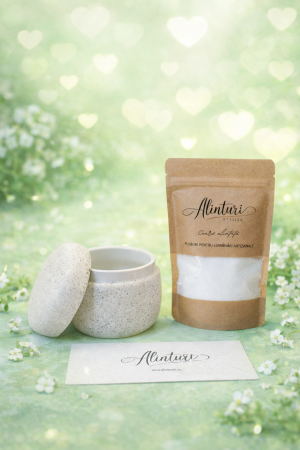 Ceară  alintată - Ceara Alintată neparfumată + recipient gratuit