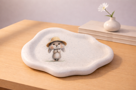 Suporți pentru lumânări și tăvițe decorative - Tăvița Nor - Colectia Animale vesele