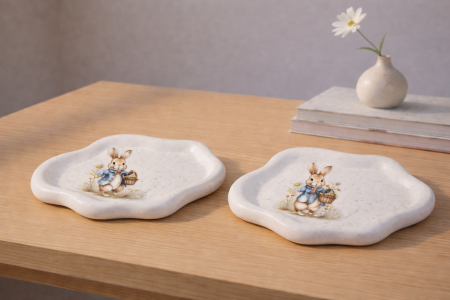 Suporți pentru lumânări și tăvițe decorative - Tăvița Nor - Colectia Peter Iepurasul