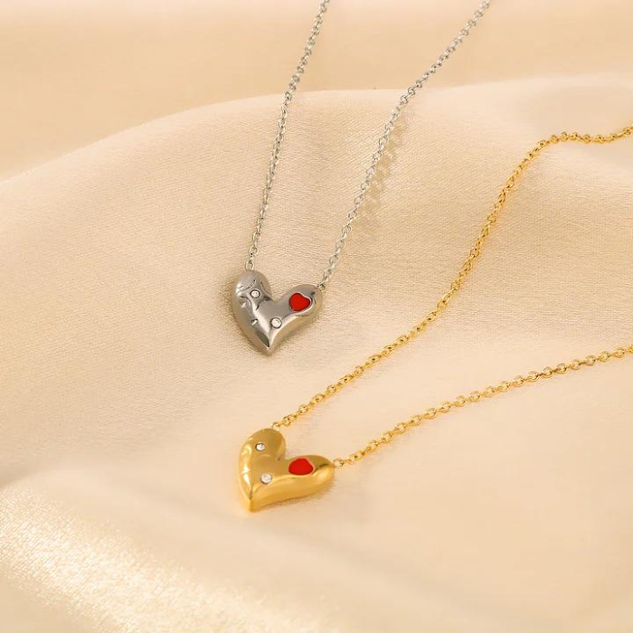 Colierul Crystal Heart Gold [3]