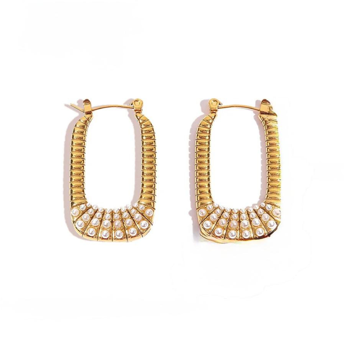 Cercei Geometric Pearl Drop [1]