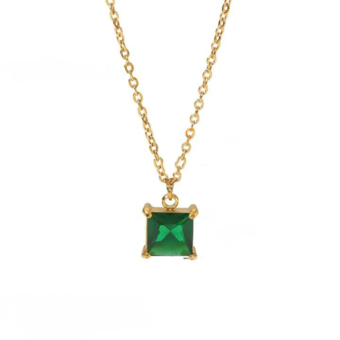 Colier Square Emerald [1]