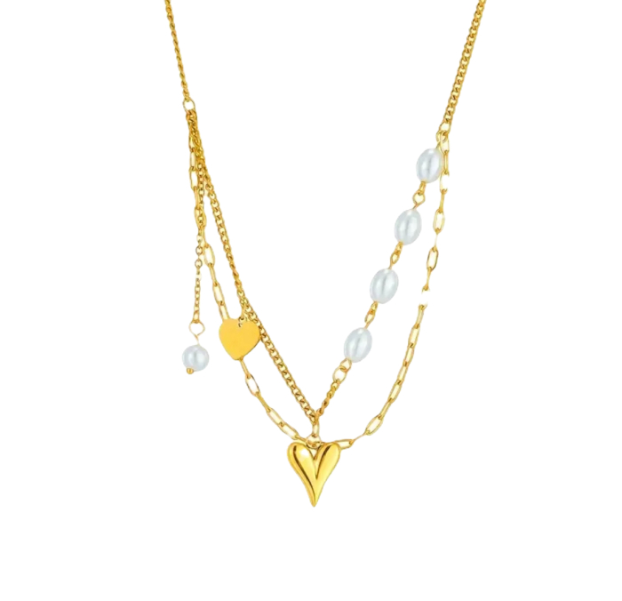 Colier Pearl Heart [1]
