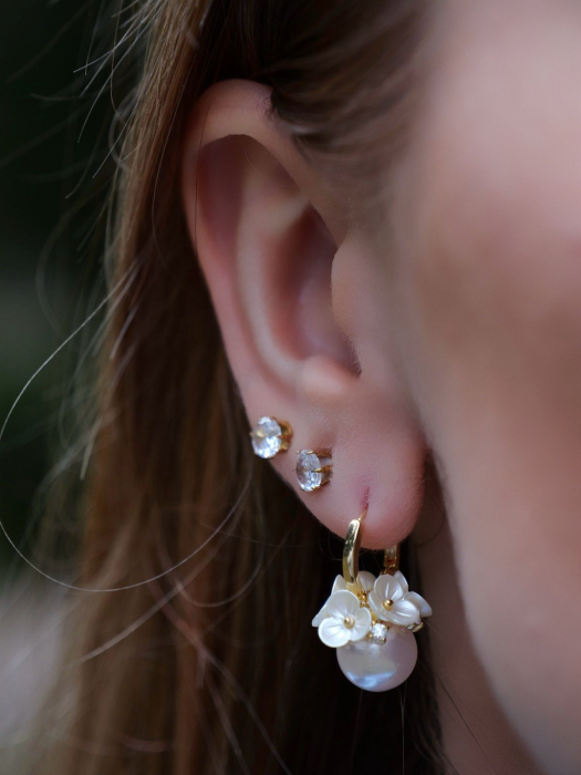 Cercei Perle Flowers [2]