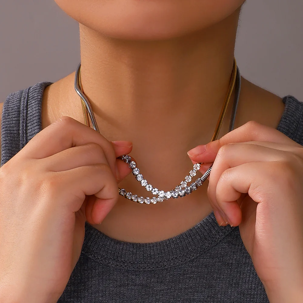 Chocker Golden Crystal Shine [3]